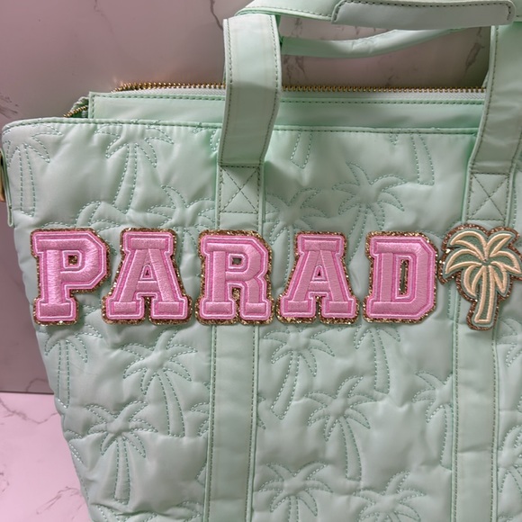 NWT Stoney Clover Lane Mini Puffy Tote in Out of Office - Picture 2 of 7